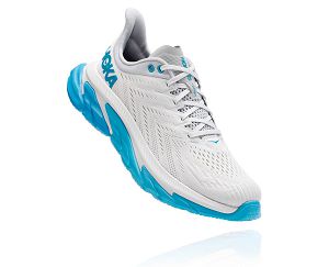 Hoka One One Clifton Edge Mens Road Running Shoes Nimbus Cloud/Cyan | AU-6972841